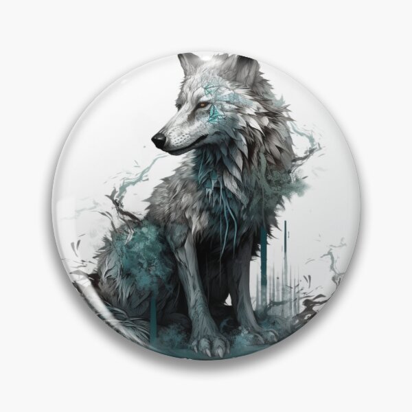 Artikelvorschau, Wolf Dunkelblau entworfen und verkauft von LJaco.