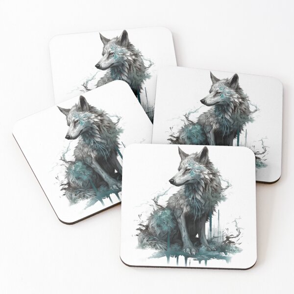 Item preview, Wolf Dark blue designed and sold by LJaco.