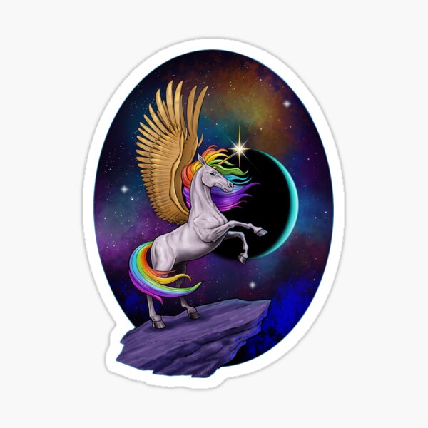 Pegasus Cosmos Sticker