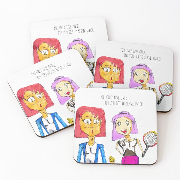 Item preview, You Only Live Once, But You Get to Serve Twice designed and sold by CutieMae.