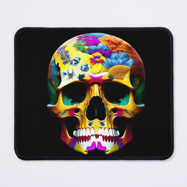 Item preview, Colorful Skull Art designed and sold by toticavalcanti.