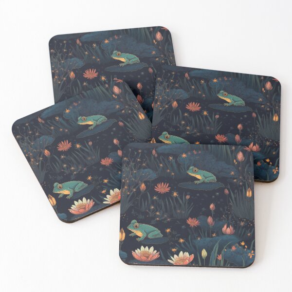 Item preview, Quiet Night on the Lily Pond designed and sold by Deep-Indigo.