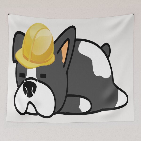 Item preview, A dog with hardhat designed and sold by The-Blue-Feline.
