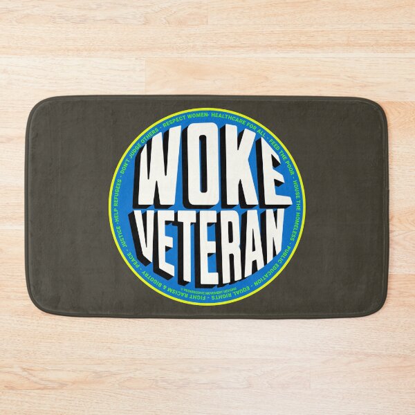 Artikelvorschau, PMD00723 Das Woke Veteran-Aktivisten-Design von Progressive Movement Designs zeigt, dass Sie aufgewacht sind und progressive politische Ziele für progressive Demokraten und Unabhängige sowie Anhänger von Bernie Sanders unterstützen entworfen und verkauft von ProgressiveLeft.