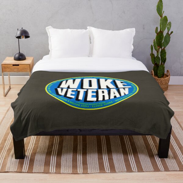 Item preview, PMD00723 Progressive Movement Designs Woke Veteran activist design shows you are woke and support progressive policy goals for progressive Democrats and Independents and Bernie Sanders supporters designed and sold by ProgressiveLeft.