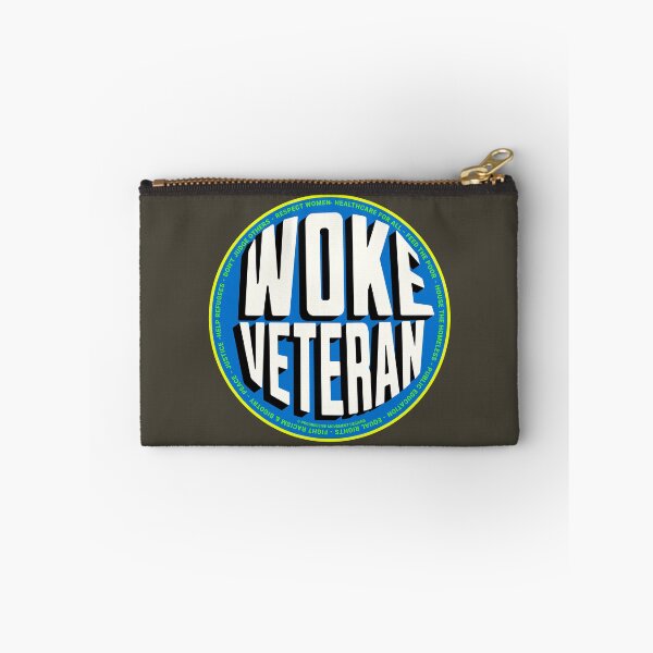 Item preview, PMD00723 Progressive Movement Designs Woke Veteran activist design shows you are woke and support progressive policy goals for progressive Democrats and Independents and Bernie Sanders supporters designed and sold by ProgressiveLeft.