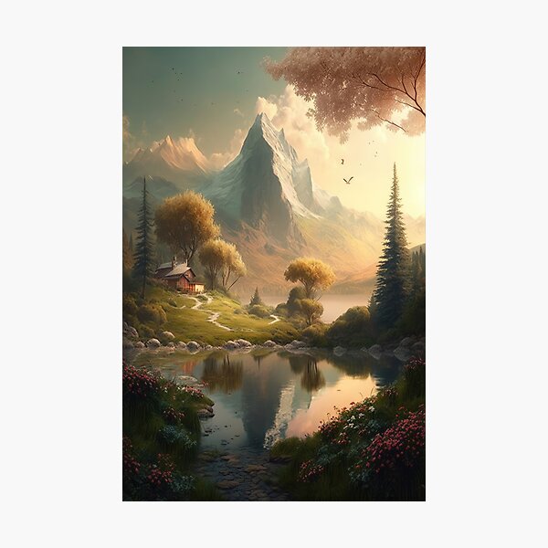 Item preview, Mountain House  designed and sold by ScenicSerenity.