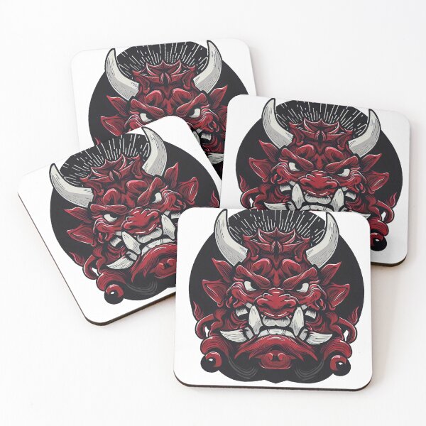 Item preview, Designing the Terrifying Oni Warrior designed and sold by LegendaryBeasts Tees.