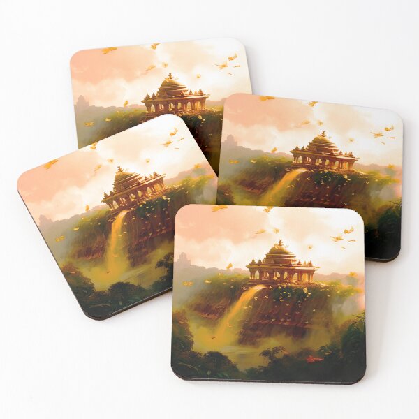 Item preview, Majestic temple perched atop a towering cliff designed and sold by Discoforest.