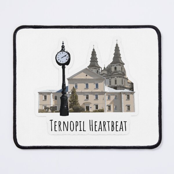 Item preview, Ternopil Heartbeat Sticker designed and sold by zefirdsgn.