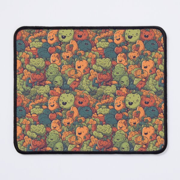 Item preview, Pattern Funny Vegetables Funny Faces Cartoon Style designed and sold by Arncil.