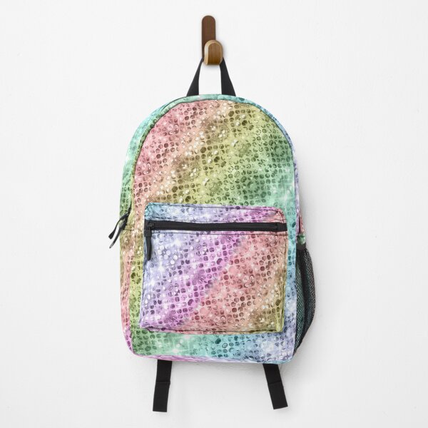 Item preview, Colorful Striped Glitter Rainbow Pattern designed and sold by sweetbelle.
