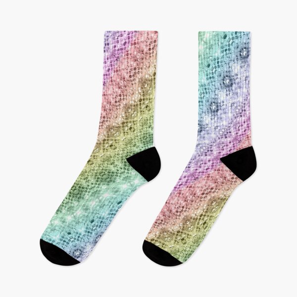 Item preview, Colorful Striped Glitter Rainbow Pattern designed and sold by sweetbelle.