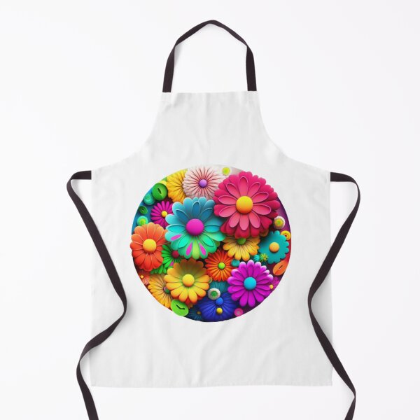 Item preview, Vibrant Summer Floral Design - Colorful Round Design designed and sold by Bouchey.