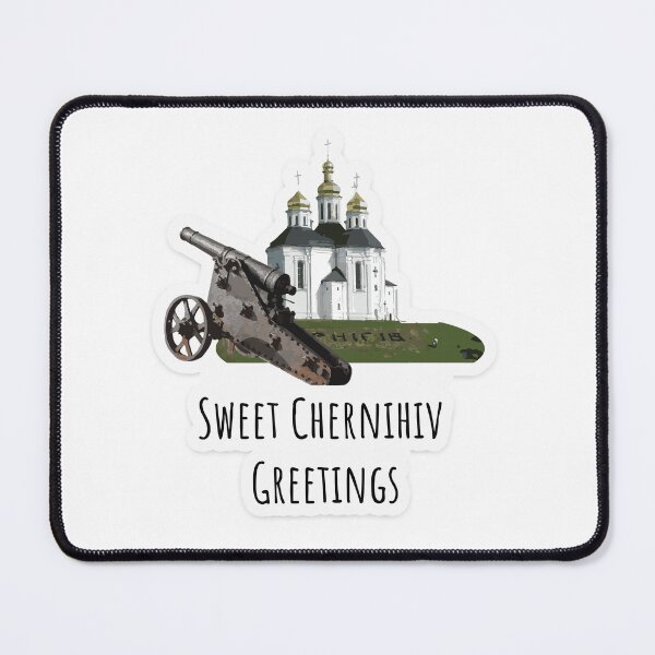 Item preview, Sweet Chernihiv Greetings Sticker designed and sold by zefirdsgn.
