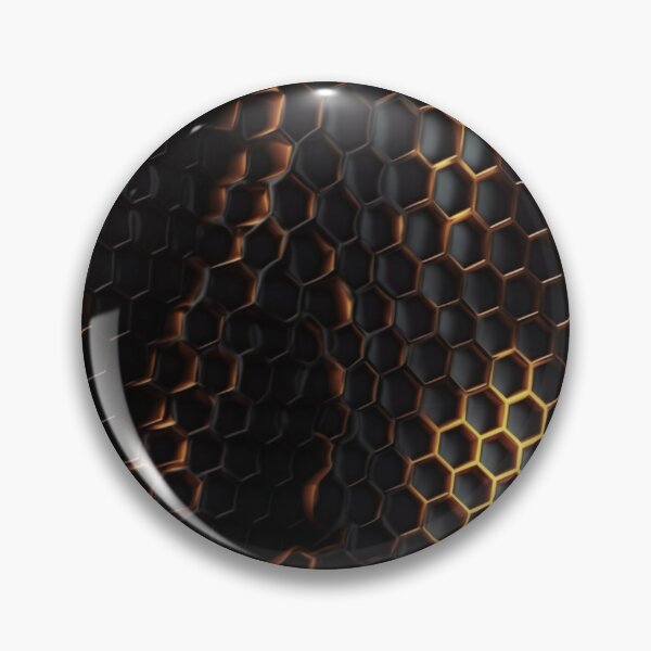 Aperçu de l'œuvre Essence métallique de la grille en nid d'abeille créée et vendue par FormulaEden.