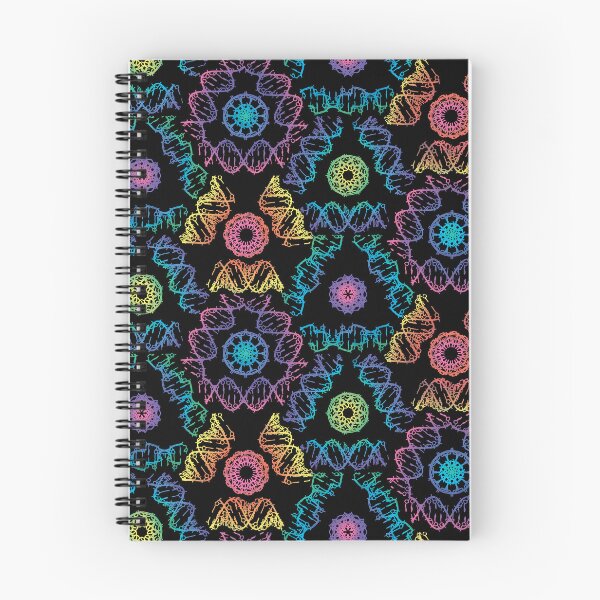 Item preview, DNA structure rainbow print designed and sold by LifeScienceLot.