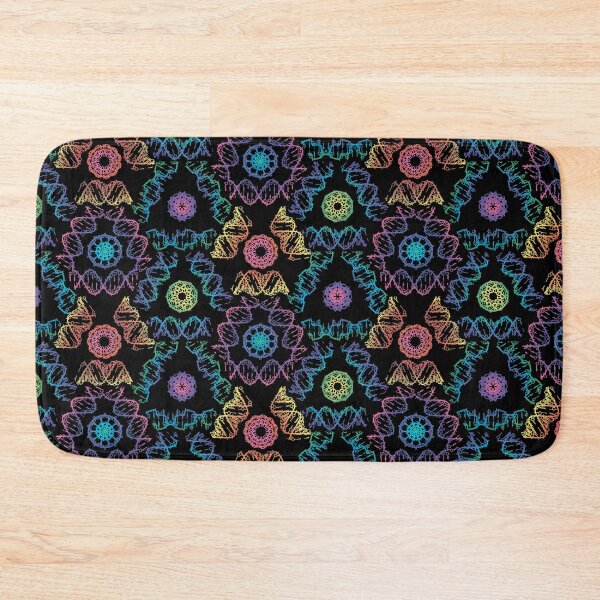 Item preview, DNA structure rainbow print designed and sold by LifeScienceLot.