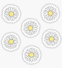 Niedliches Gänseblümchen-Blumen-Muster Sticker