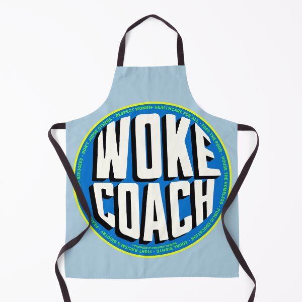 Item preview, PMD00725 Progressive Movement Designs Woke Coach design shows you are woke and support progressive policy goals for progressive Democrats and Independents and Bernie Sanders supporters designed and sold by ProgressiveLeft.
