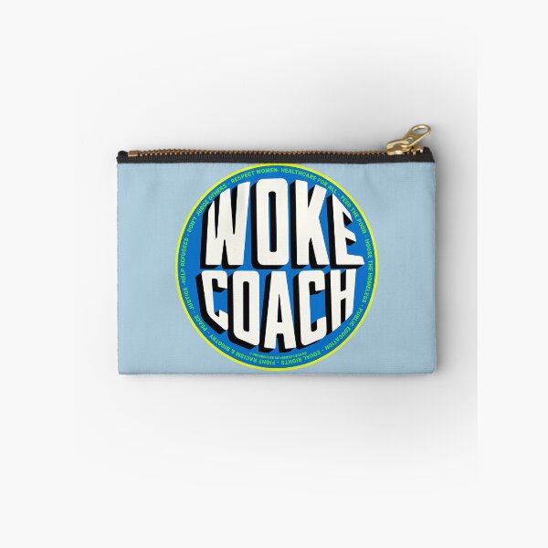 Item preview, PMD00725 Progressive Movement Designs Woke Coach design shows you are woke and support progressive policy goals for progressive Democrats and Independents and Bernie Sanders supporters designed and sold by ProgressiveLeft.