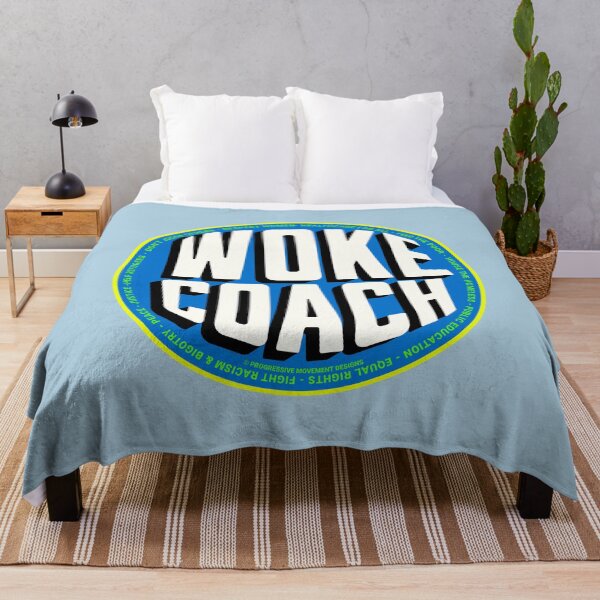 Item preview, PMD00725 Progressive Movement Designs Woke Coach design shows you are woke and support progressive policy goals for progressive Democrats and Independents and Bernie Sanders supporters designed and sold by ProgressiveLeft.