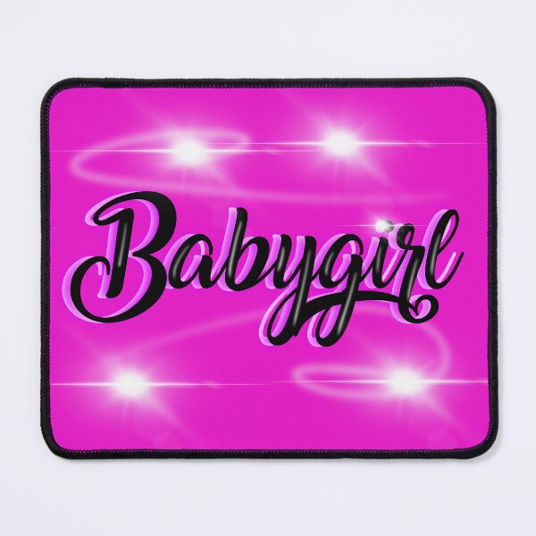Item preview, Babygirl AirBrush Pink designed and sold by HappyFaceCo.