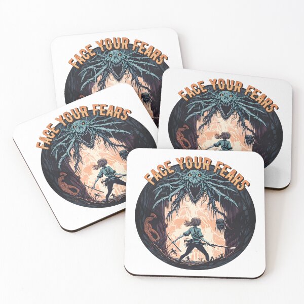 Item preview, Face Your Fears - Bravery in the Face of Danger designed and sold by retroman78.