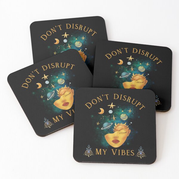 Item preview, Don't Disrupt My Vibes designed and sold by BakaDoodles.