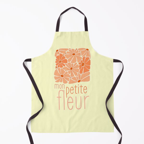 Item preview, Hello Spring Groovy Orange My Hippie Soul Little Flower French Quotes designed and sold by Renata Illustrata.