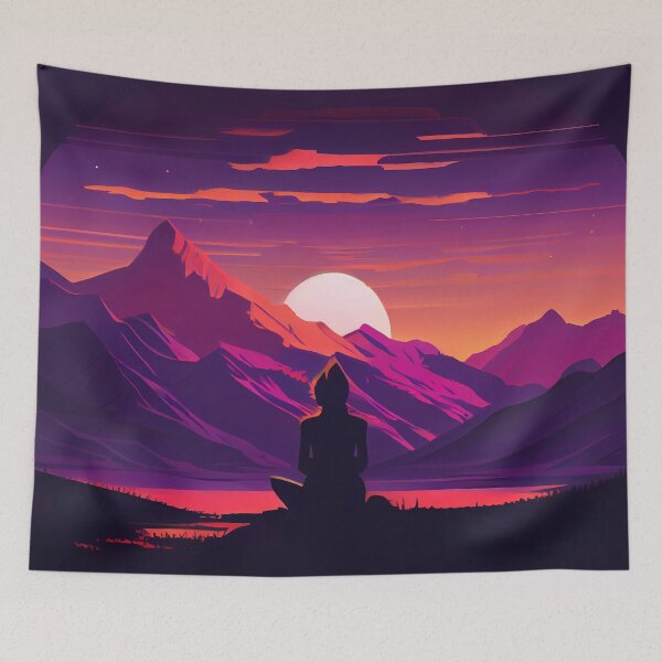 Item preview, Sunset and Meditation designed and sold by MTJ-Mushrooms.
