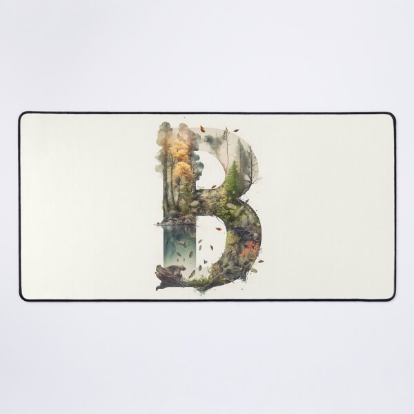 Artikelvorschau, Letter B Double Exposure entworfen und verkauft von dotperinchart.