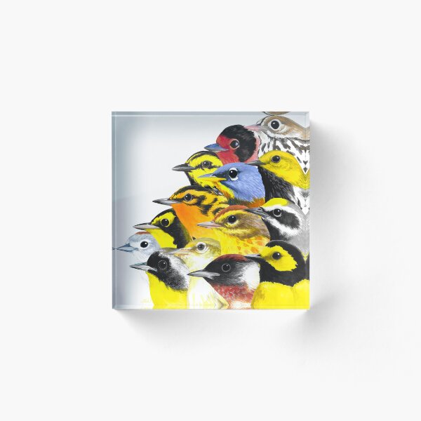 Item preview, Wave of Warblers designed and sold by LauraWolfArtist.