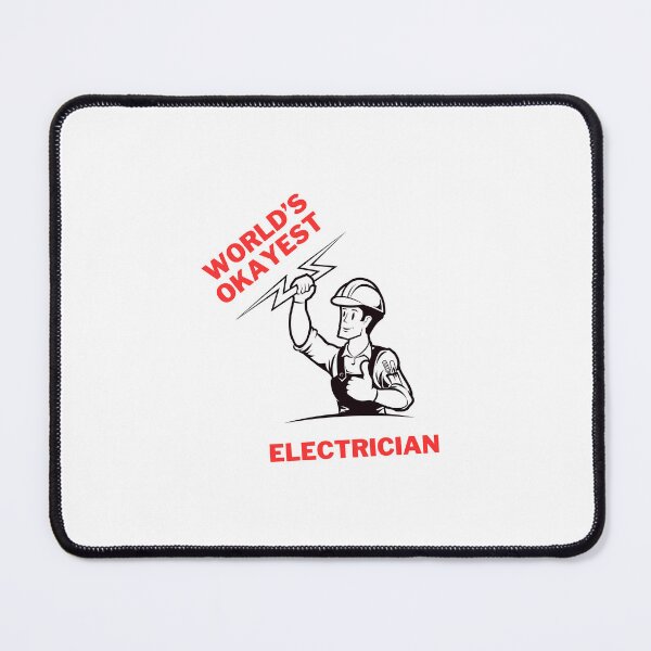Item preview, worlds okayest electrician humorous designed and sold by vargass street.