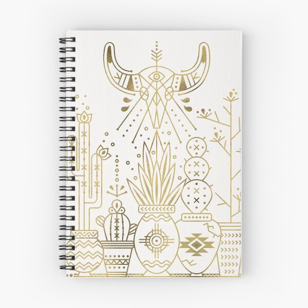 Item preview, Santa Fe Garden – Gold Ink designed and sold by Cat Coquillette.