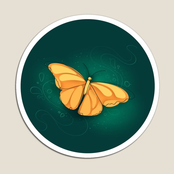 Item preview, Pattern with Delicate Dreamy Butterfly designed and sold by lissantee.