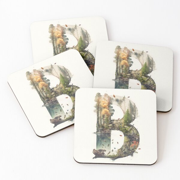 Item preview, Letter B Double Exposure designed and sold by dotperinchart.