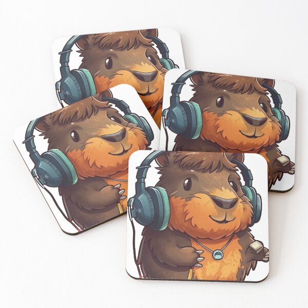 Item preview, Camilo, the cute capibara! designed and sold by BinarySalad.