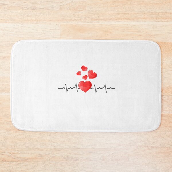 Item preview, Rain of hearts with heart rate designed and sold by MoshisooPrint.