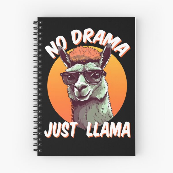 Aperçu de l'œuvre Pas de drame, juste du lama créée et vendue par RetroNeon.