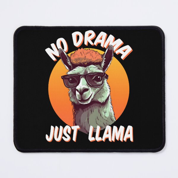 Item preview, No Drama Just Llama designed and sold by RetroNeon.