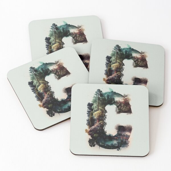 Item preview, Letter C Double Exposure designed and sold by dotperinchart.