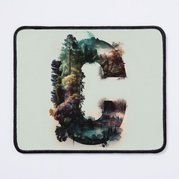 Item preview, Letter C Double Exposure designed and sold by dotperinchart.