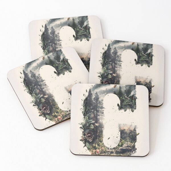 Item preview, Letter C Double Exposure designed and sold by dotperinchart.