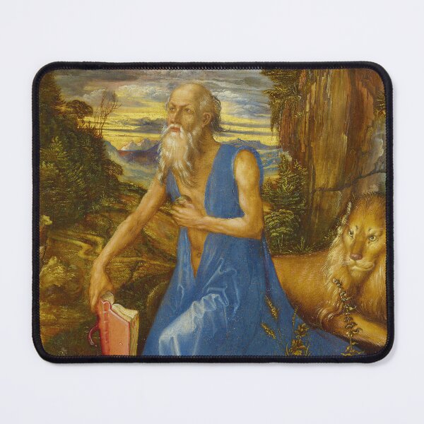 Item preview, Albrecht Dürer - St. Jerome in The Wilderness designed and sold by TwistedCity.