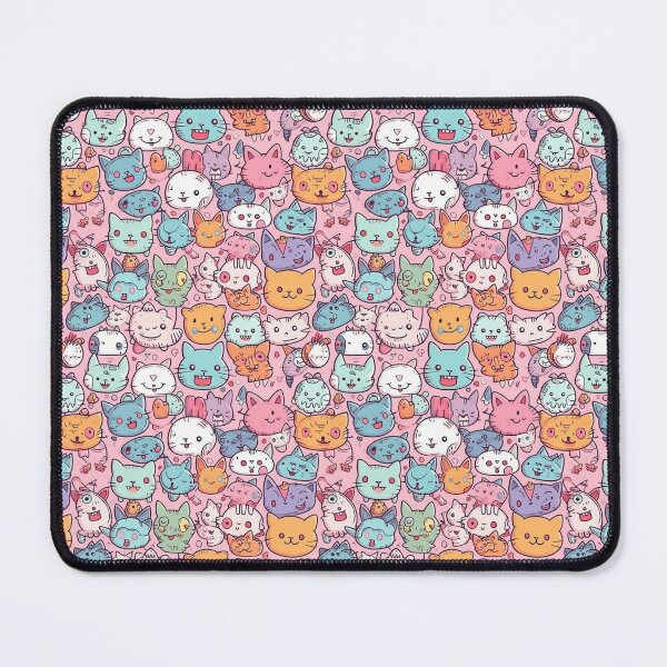 Artikelvorschau, Pattern Doodle Cute Cats Cartoon Style entworfen und verkauft von Arncil.