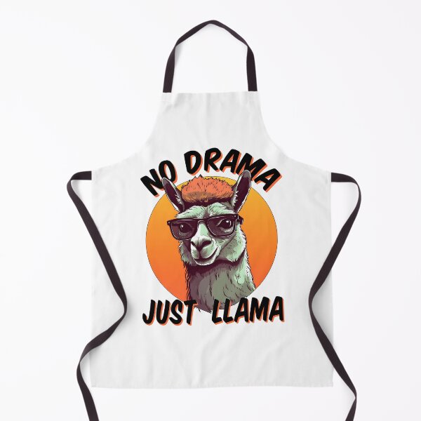 Item preview, No Drama Just Llama designed and sold by RetroNeon.