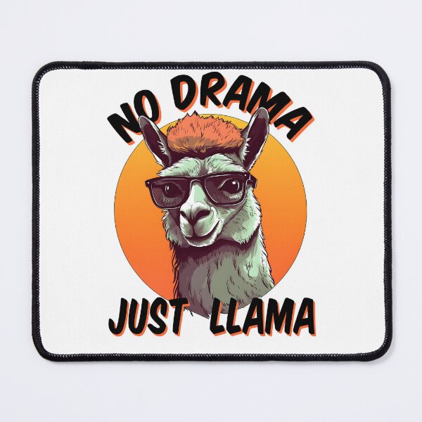 Item preview, No Drama Just Llama designed and sold by RetroNeon.