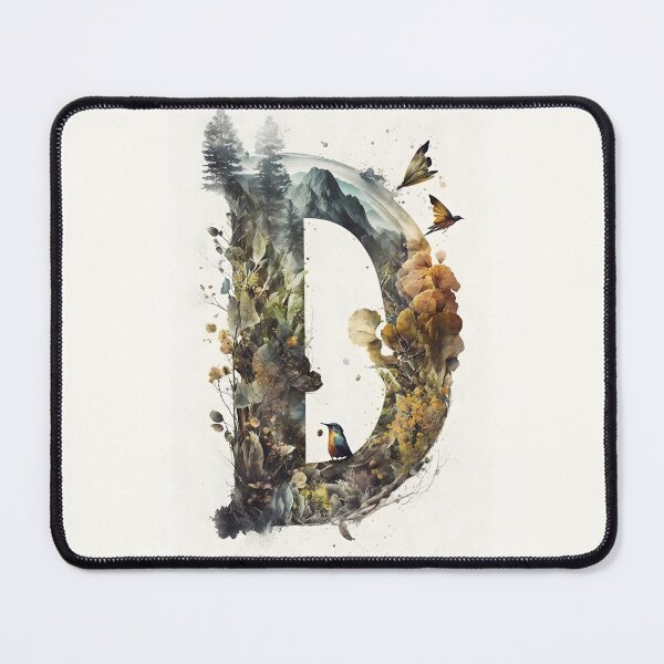 Item preview, Letter D Double Exposure designed and sold by dotperinchart.