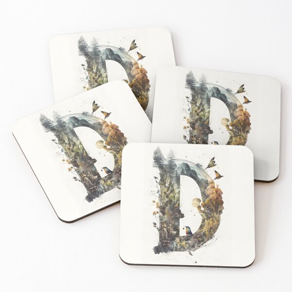 Item preview, Letter D Double Exposure designed and sold by dotperinchart.